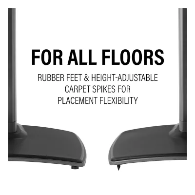 Sanus Height-Adjustable Speaker Stand for Sonos Era 300 - Each (Black)