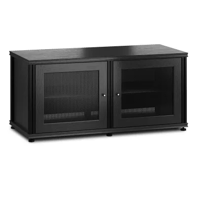 Salamander Designs Synergy 221 Twin AV-Schrank (Black Oak mit Black Posts)