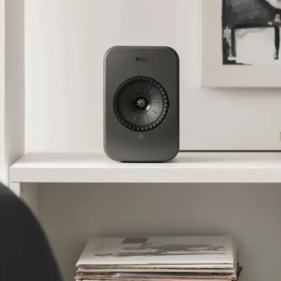 Enceintes HiFi sans fil KEF LSX II LT - Paire (gris graphite)