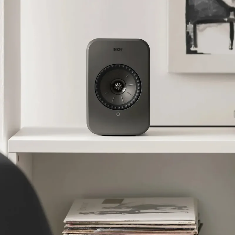 Enceintes HiFi sans fil KEF LSX II LT - Paire (gris graphite)