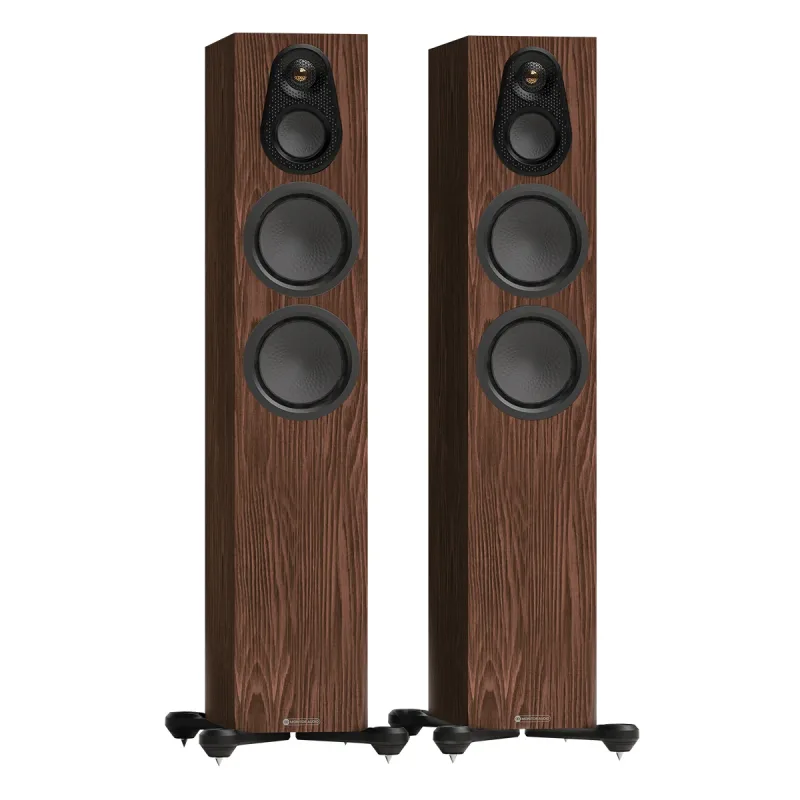 Monitor Audio Silver 300 8G 3-Way Floorstanding Speakers - Pair (European Walnut)