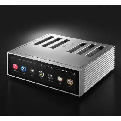 HiFi Rose RS520 Streamer Réseau Sans Fil & Amplificateur Intégré avec DAC ESS Sabre Intégré (Argent)