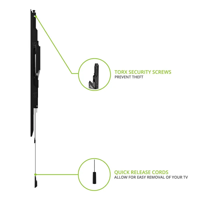 Kanto PF400 Supporto a parete a basso profilo per TV da 40" - 90"