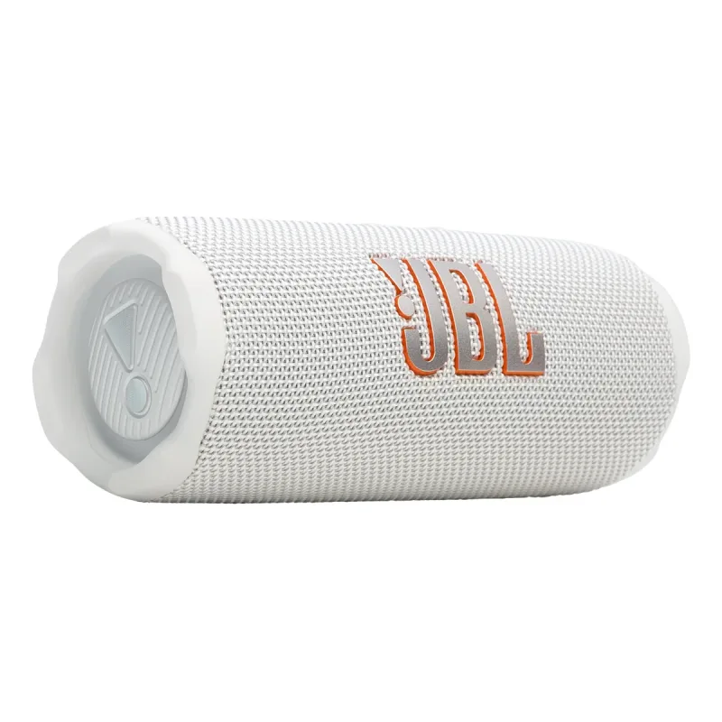 JBL Flip 7 Enceinte Bluetooth portable en bundle avec support magnétique (blanc)