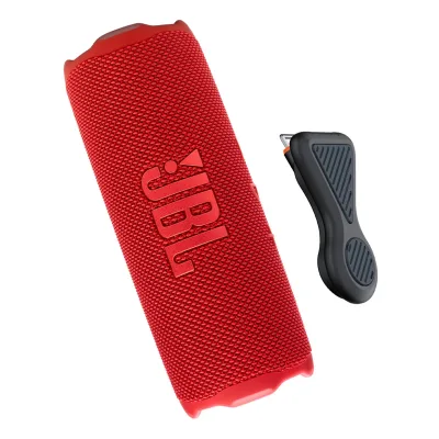 JBL Flip 7 Przenośny głośnik Bluetooth w zestawie z uchwytem magnetycznym (czerwony)