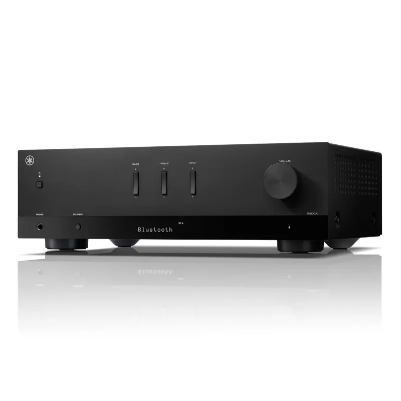Yamaha R200ABL 2 Channel Stereo Receiver with Bluetooth (Black)
