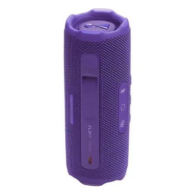 JBL Flip 7 휴대용 블루투스 스피커 번들 with 마그네틱 마운트 (퍼플)