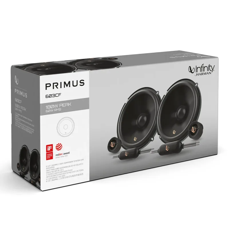 Infinity Primus 603CF 6,5 tuuman 2-tie autokaiutinjärjestelmä