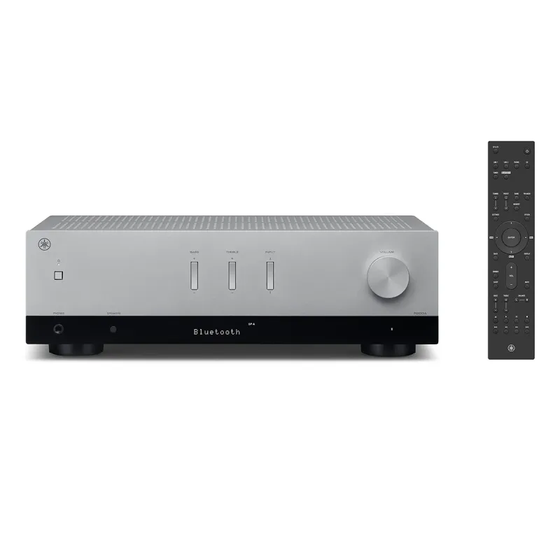 Yamaha R200ASL 2 Channel Stereo Receiver with Bluetooth (Silver)