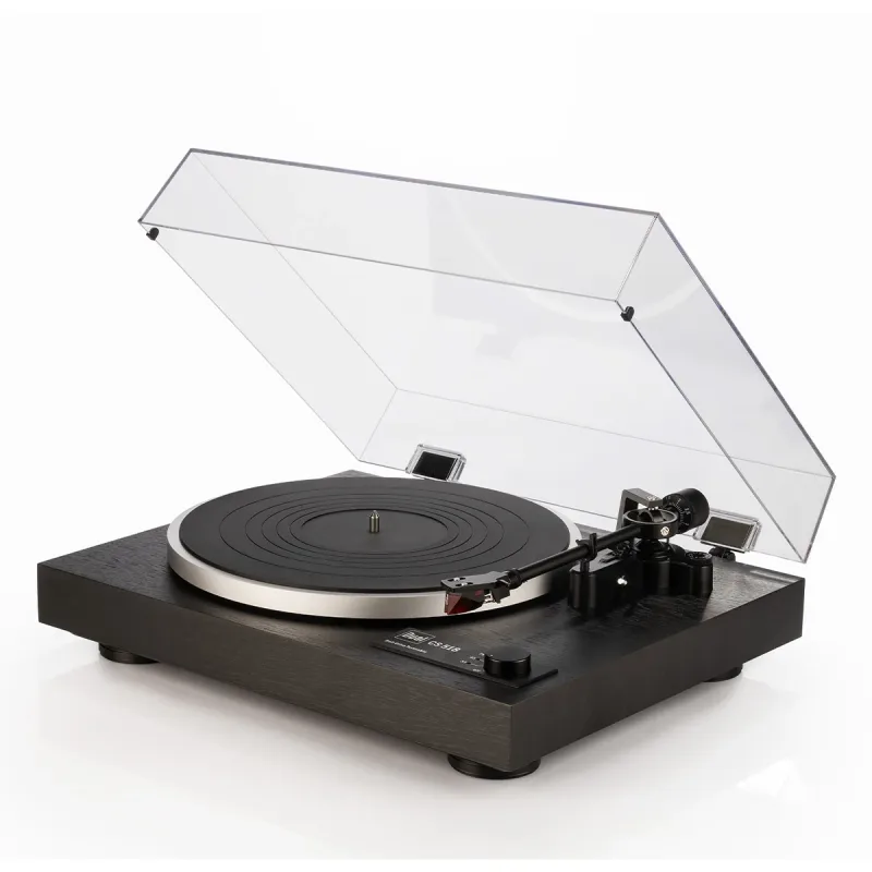 Dual CS 518 Manual Hi-Fi 3-Speed Turntable (Black)