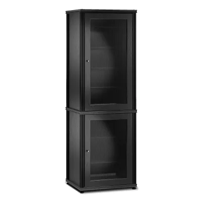 Salamander Designs Synergy 703 AV-Schrank (Black Oak mit Black Posts)