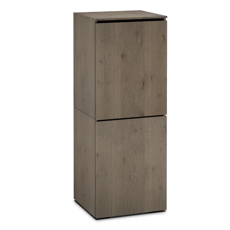 Salamander Designs Chameleon Collection Lancaster 617 Single AV Cabinet (Rough-Sawn Barnboard Oak)