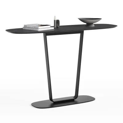 BDI Cloud 9 1183 konsolbord med porslinsskiva (Nimbus Black)
