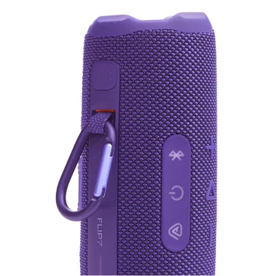 JBL Flip 7 휴대용 블루투스 스피커 번들 with 마그네틱 마운트 (퍼플)