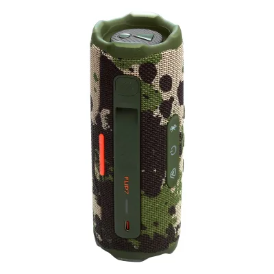 JBL Flip 7 휴대용 블루투스 스피커 번들 (마그네틱 마운트 포함, Squad)