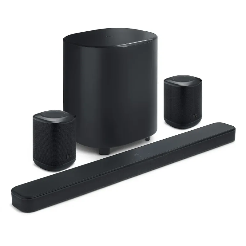 JBL Cove M1-højttalersæt med Bar 500 MK2-soundbar og trådløs subwoofer