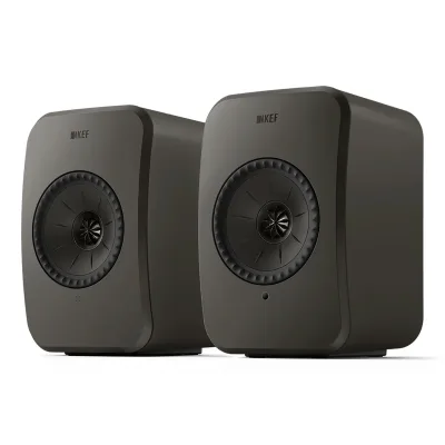 Enceintes HiFi sans fil KEF LSX II LT - Paire (gris graphite)