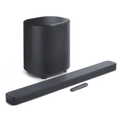 JBL Cove M1 Lautsprecher-Bundle mit Bar 500 MK2 Soundbar und kabellosem Subwoofer