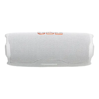 JBL Flip 7 Enceinte Bluetooth portable en bundle avec support magnétique (blanc)