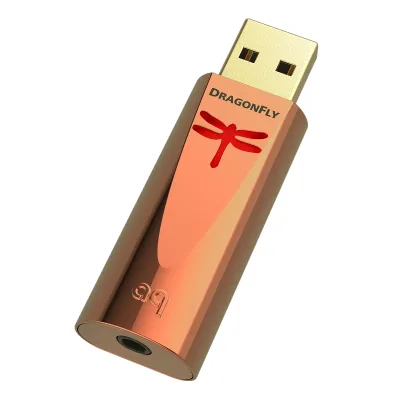 AudioQuest DragonFly Copper Bundle com extensor DragonTail USB-A para USB-C