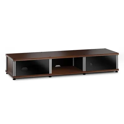 Salamander Designs Synergy 133 Triple AV Cabinet (Cherry with Aluminum Posts)