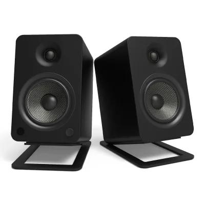 Kanto S6 Desktop Speaker Stands for Large Speakers (Black)
