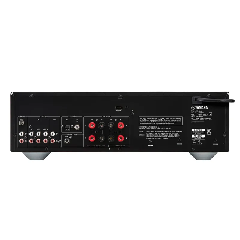 Yamaha R200ABL 2 Channel Stereo Receiver with Bluetooth (Black)