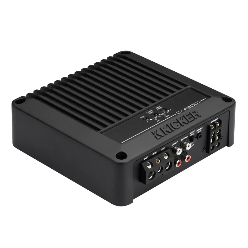 Kicker CXA9001 900 Watt Mono Class D Subwoofer-forstærker