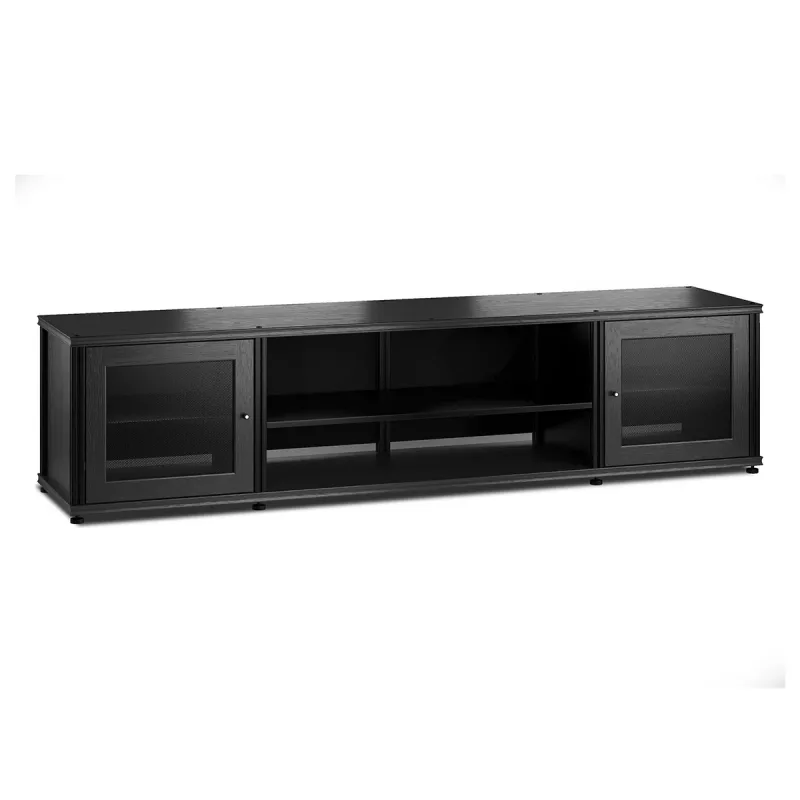 Salamander Designs Synergy 248 Quad AV Cabinet (Black Oak with Black Posts)