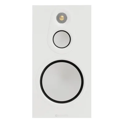 Monitor Audio Silver 100 8G Altavoces de estantería de 3 vías - Pareja (Satin White)