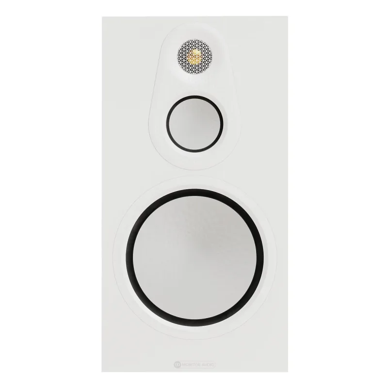 Monitor Audio Silver 100 8G Altavoces de estantería de 3 vías - Pareja (Satin White)