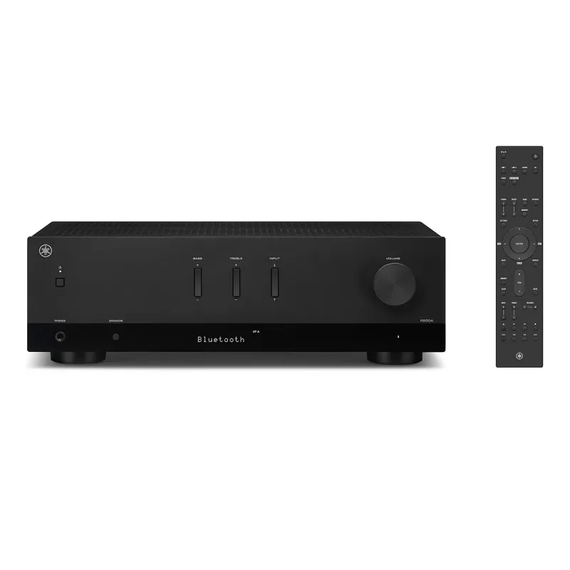 Yamaha R200ABL 2 Channel Stereo Receiver with Bluetooth (Black)