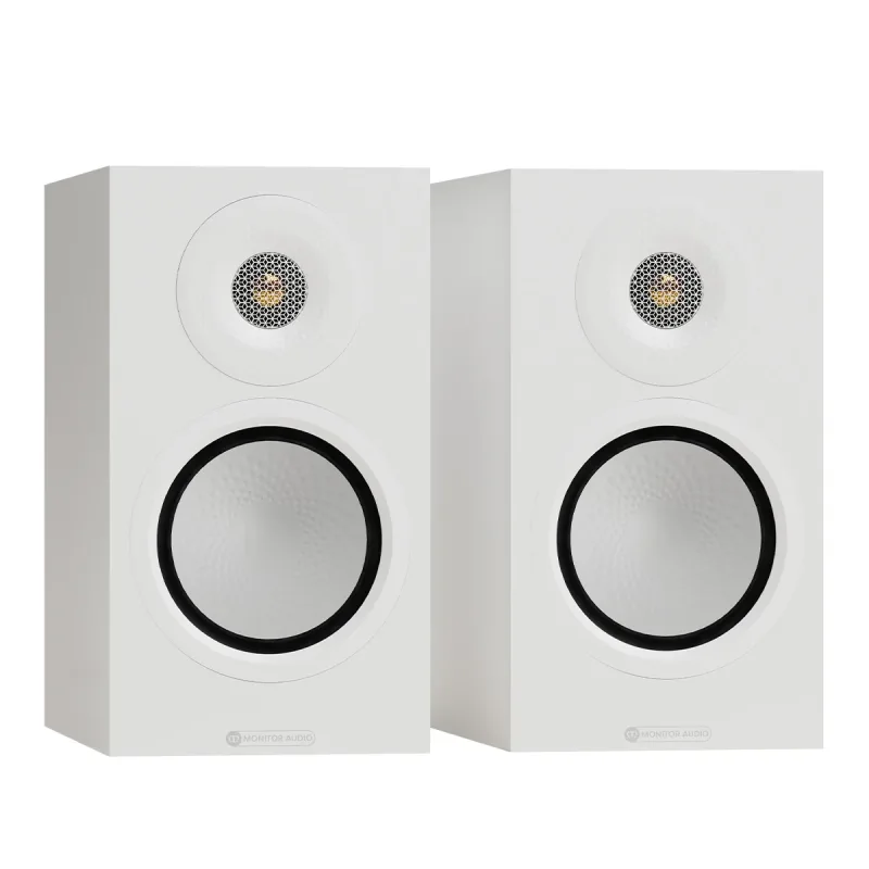 Enceintes bibliothèque 2 voies Monitor Audio Silver 50 8G - Paire (blanc satiné)