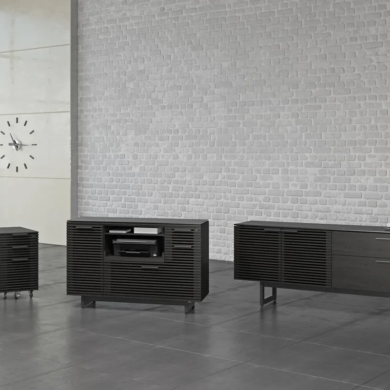 BDI Corridor 6520 Multifunction Cabinet (Charcoal Stained Ash)