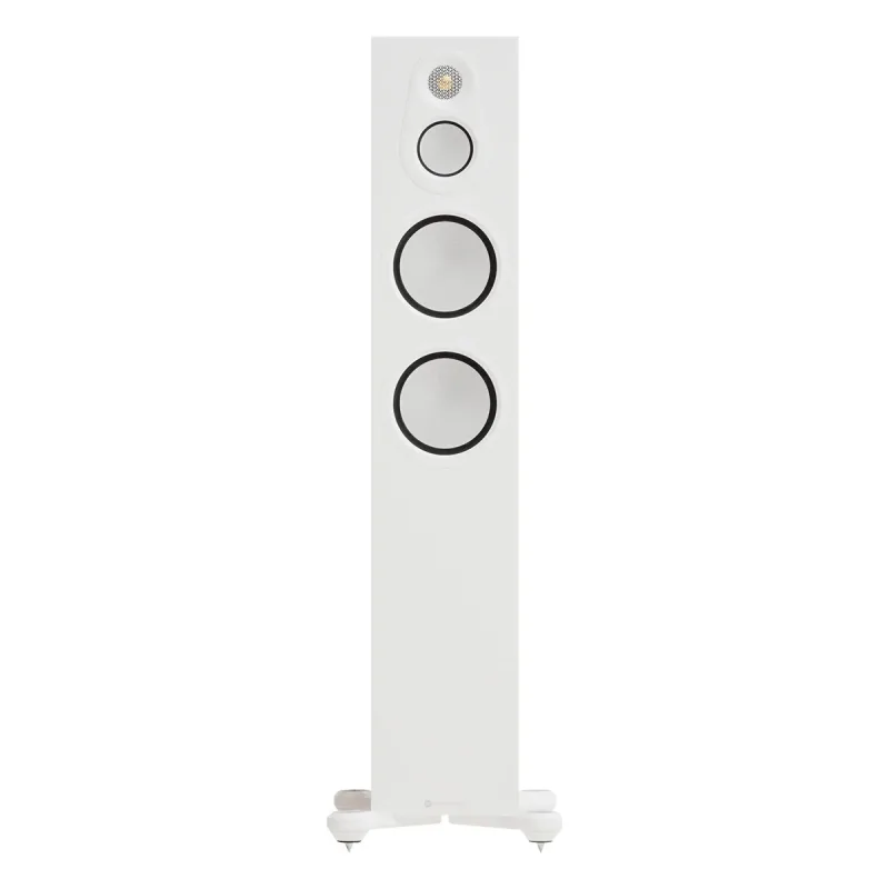 Monitor Audio Silver 300 8G Colunas de Chão de 3 Vias - Par (Satin White)