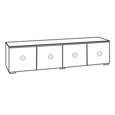 Salamander Designs Chameleon Collection Lancaster 247 Quad AV Cabinet (Rough-Sawn Barnboard Oak)