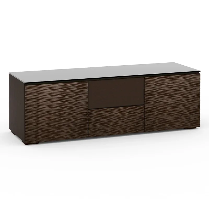 Salamander Designs Chameleon Collection Berlin 236 Triple Speaker Integrated Cabinet (Textured Wenge with Black Glass Top)