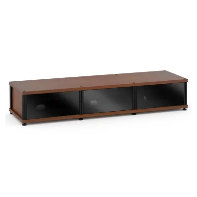 Salamander Designs Synergy 133 Triple AV Cabinet (Cherry mit schwarzen Posts)