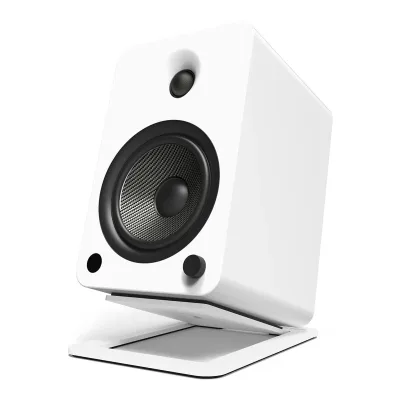Kanto S6W Desktop-Lautsprecherständer für große Lautsprecher (Weiß)