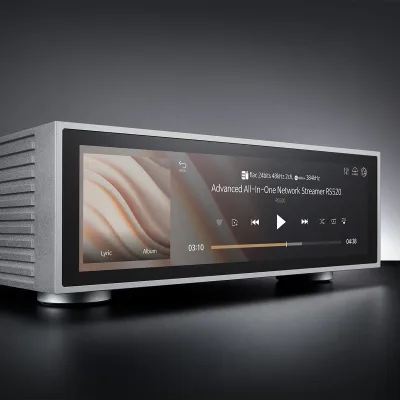 HiFi Rose RS520 Streamer Réseau Sans Fil & Amplificateur Intégré avec DAC ESS Sabre Intégré (Argent)