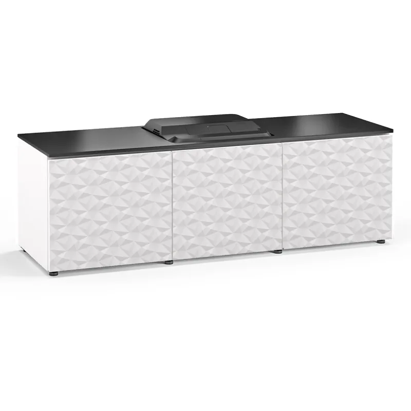 Salamander Designs Chameleon Collection Milan 237 geïntegreerde projectorbehuizing voor Epson LS100-projector (wit)