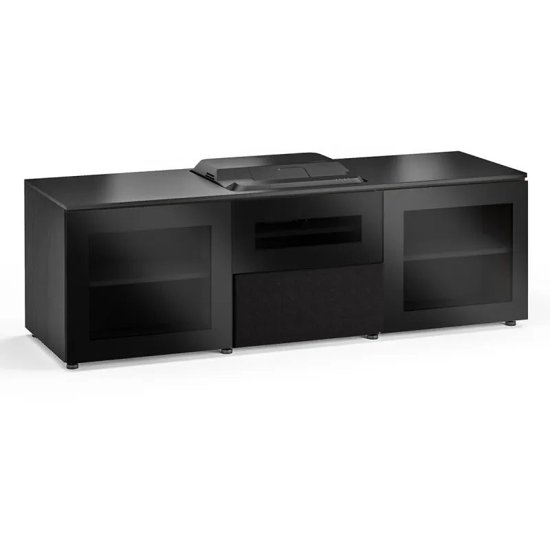 Salamander Designs Chameleon Collection Oslo 236 Projector Integrated Cabinet for Epson LS100 Projector (Black Oak)