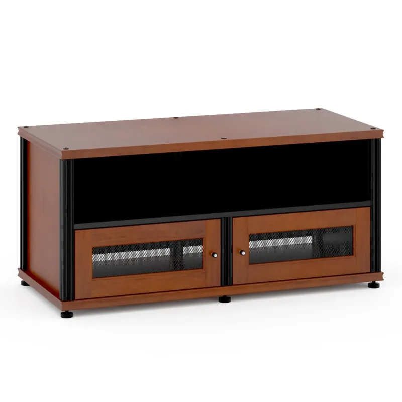 Salamander Designs Synergy 229 Twin AV Cabinet (American Cherry with Black Posts)