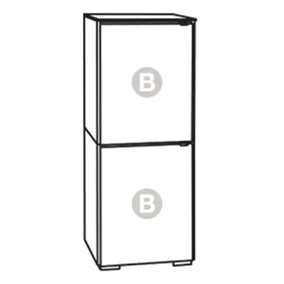 Salamander Designs Chameleon Collection Lancaster 617 Single AV Cabinet (Rough-Sawn Barnboard Oak)