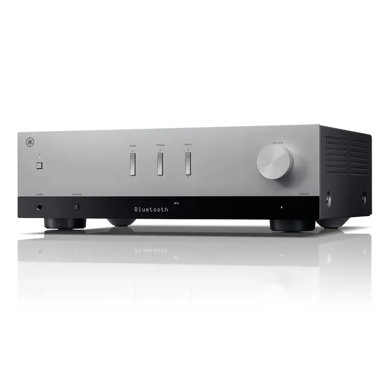 Yamaha R200ASL 2-Kanal-Stereo-Receiver mit Bluetooth (Silber)