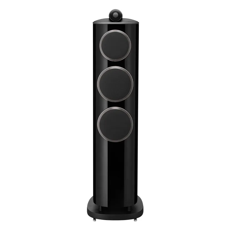 Coluna de Chão Bowers & Wilkins 804 D4 de 3 vias - Unidade (Preto Brilhante)