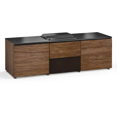 Salamander Designs Chameleon Collection Denver 236 Projector Integrated Cabinet for Epson LS100 Projector (Medium Walnut)