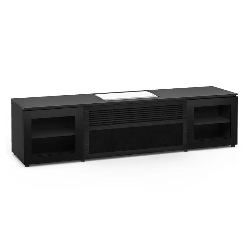Salamander Designs Chameleon Collection Oslo 245 Projector Integrated Cabinet for Samsung LPU7D (Black Glass)