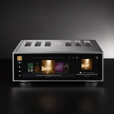 HiFi Rose RS520 Streamer Réseau Sans Fil & Amplificateur Intégré avec DAC ESS Sabre Intégré (Argent)