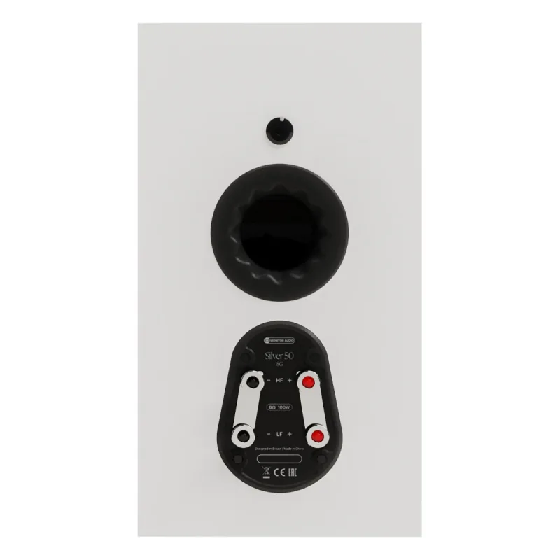 Enceintes bibliothèque 2 voies Monitor Audio Silver 50 8G - Paire (blanc satiné)